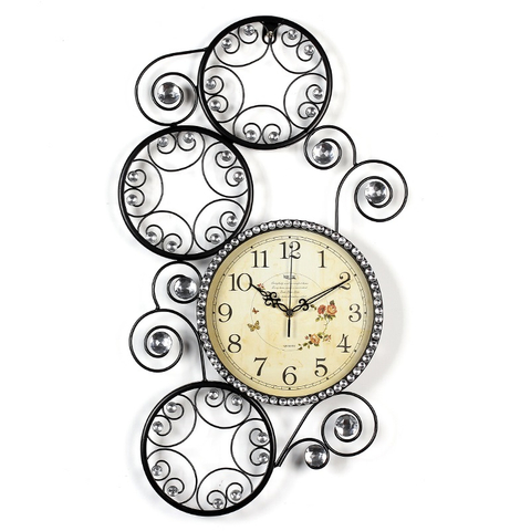 metal wall clock
